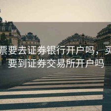 买股票要去证券银行开户吗，买股票要到证券交易所开户吗