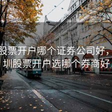 深圳股票开户哪个证券公司好，在深圳股票开户选哪个券商好