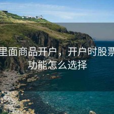 股票里面商品开户，开户时股票交易功能怎么选择