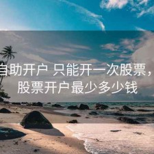 手机自助开户 只能开一次股票，手机股票开户最少多少钱