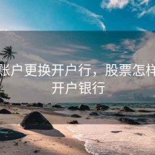 股票账户更换开户行，股票怎样更改开户银行