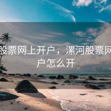 漯河股票网上开户，漯河股票网上开户怎么开