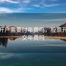 股票开户需要付年费吗，股票开户要交年费吗