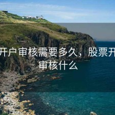 股票开户审核需要多久，股票开户要审核什么