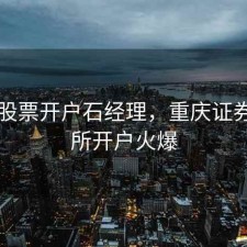 重庆股票开户石经理，重庆证券交易所开户火爆