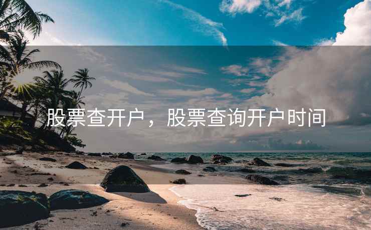 股票查开户，股票查询开户时间  第1张