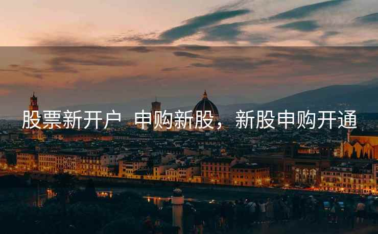 股票新开户 申购新股,新股申购开通 第2张 股票新开户 申购新股,新股申购开通 第2张