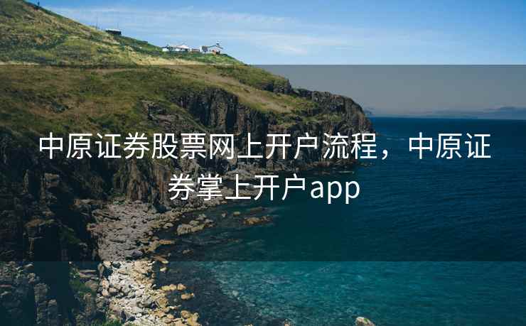 中原证券股票网上开户流程，中原证券掌上开户app  第2张